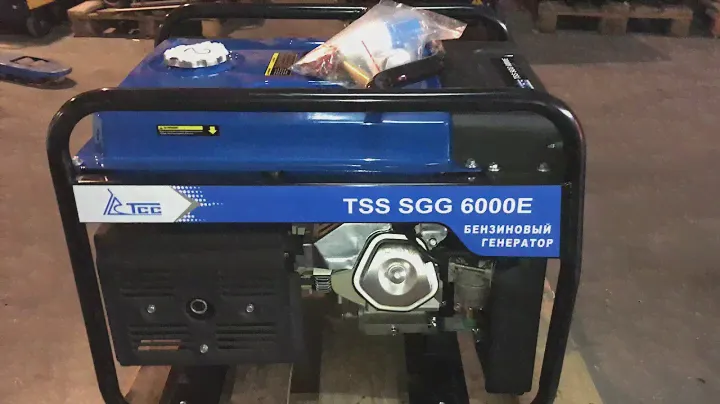 Запуск генератора 6 кВт  (TSS SGG 6000 E)