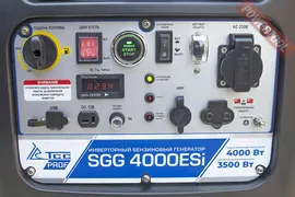 Генератор инверторный ТСС TSS SGG 4000ESi с блоком АВР